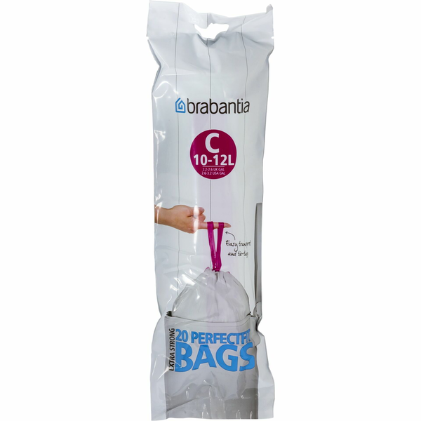 Brabantia Worki na śmieci 10-12l rozmiar C 20szt 245343