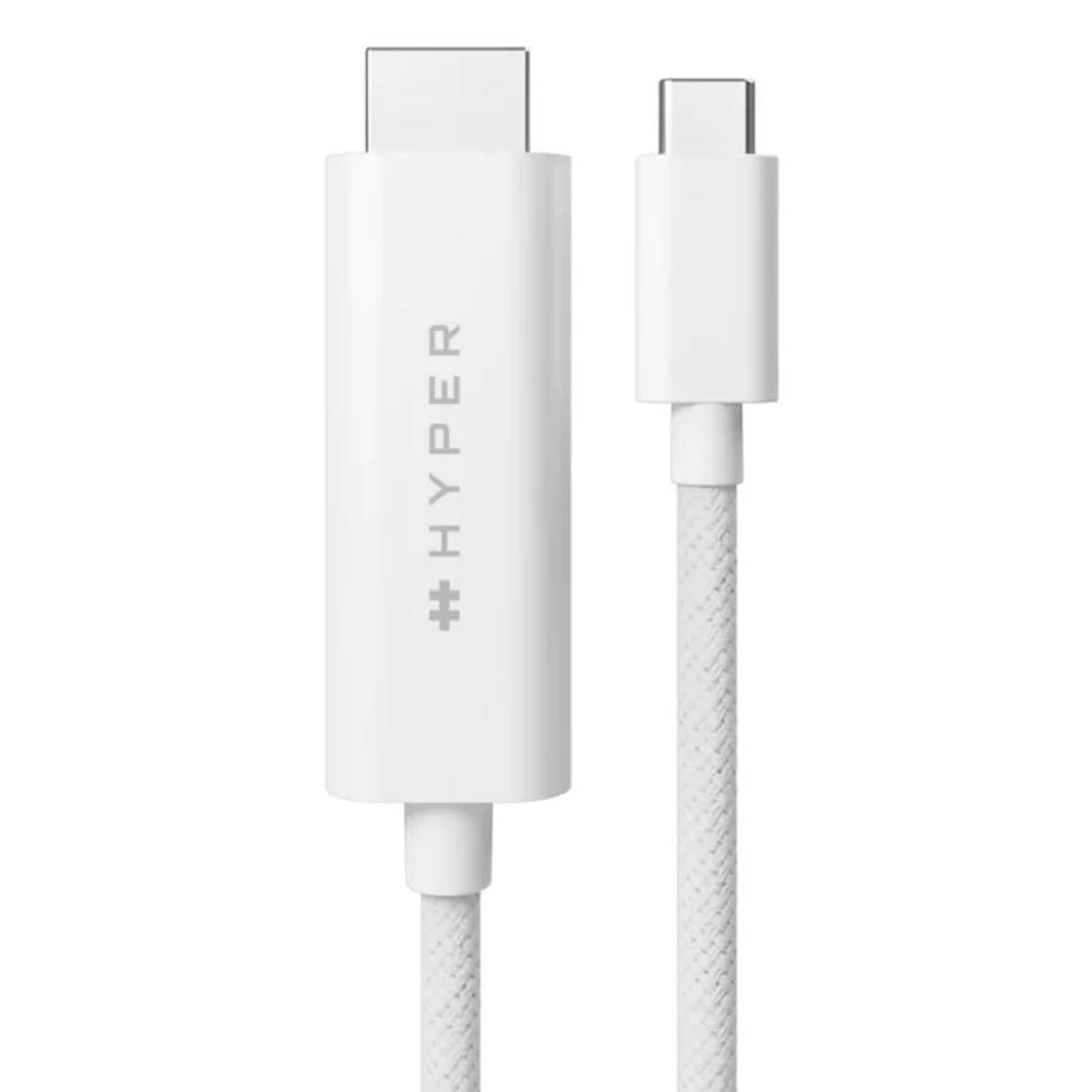 Hyper HD6007WHGL USB Type-C - HDMI Kábel 2m - Fehér (HD6007WHGL)