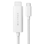 USB-C HDMI Hyper® видео кабел, 4K 60 Hz, USB-C към HDMI, дължина 2,5 метра, бял
