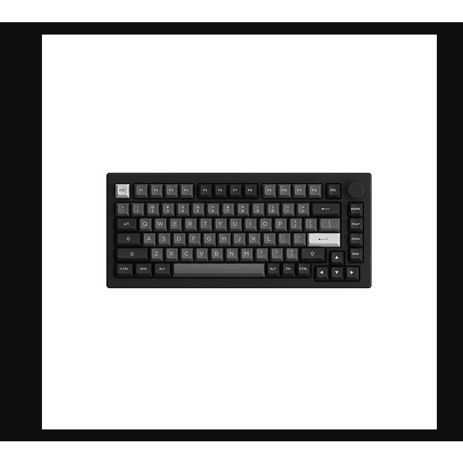 Akko 5075B (silver cream) Wireless/Vezetékes Gaming Billentyűzet - Angol (US) (5075B PLUS BLACK&SILVER CREAM BLUE)