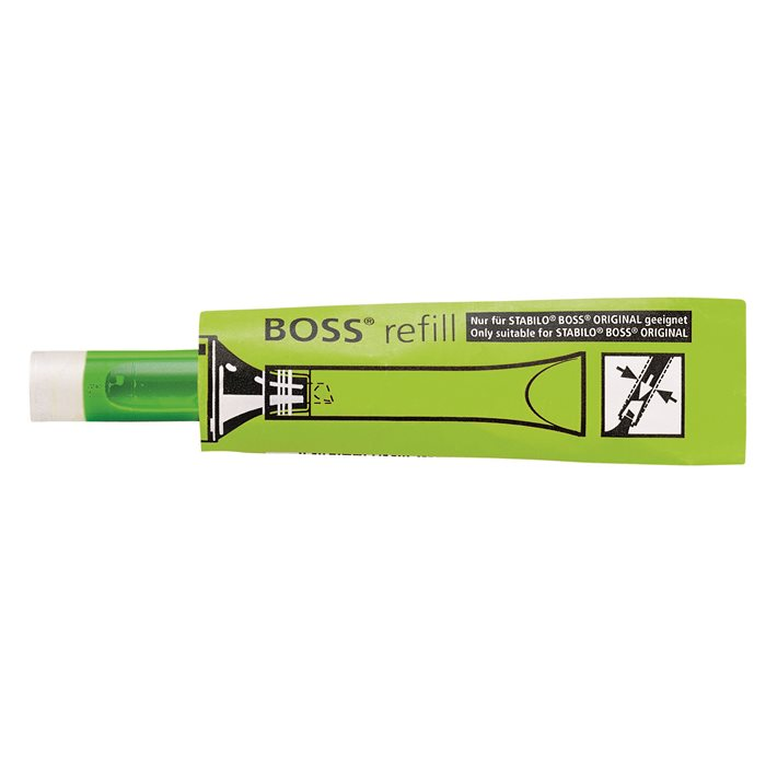 STABILO BOSS refill náplň do popisovačov Zelená 1 kusov (070/33)