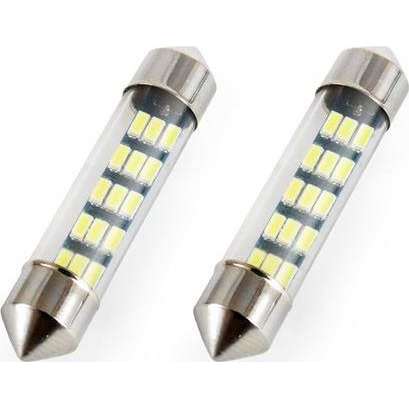  AMiO Żarówki LED STANDARD Festoon C5W 15xSMD 3014 12V 39mm