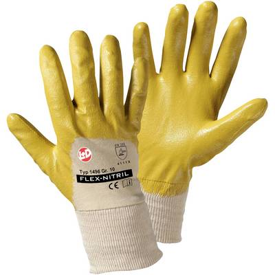 L+D worky Flex Nitril 1496-9 Nitril kaucsuk Munkakesztyű Méret (kesztyű): 9, L EN 388 CAT II 1 pár (1496-9)
