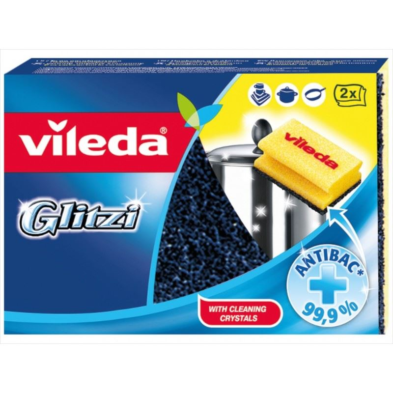 Vileda F10064 Glitzi kristály súrolószivacs 2 db (F10064)