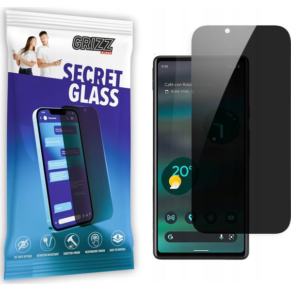  GrizzGlass Szkło prywatyzujące GrizzGlass SecretGlass do Google Pixel 6A