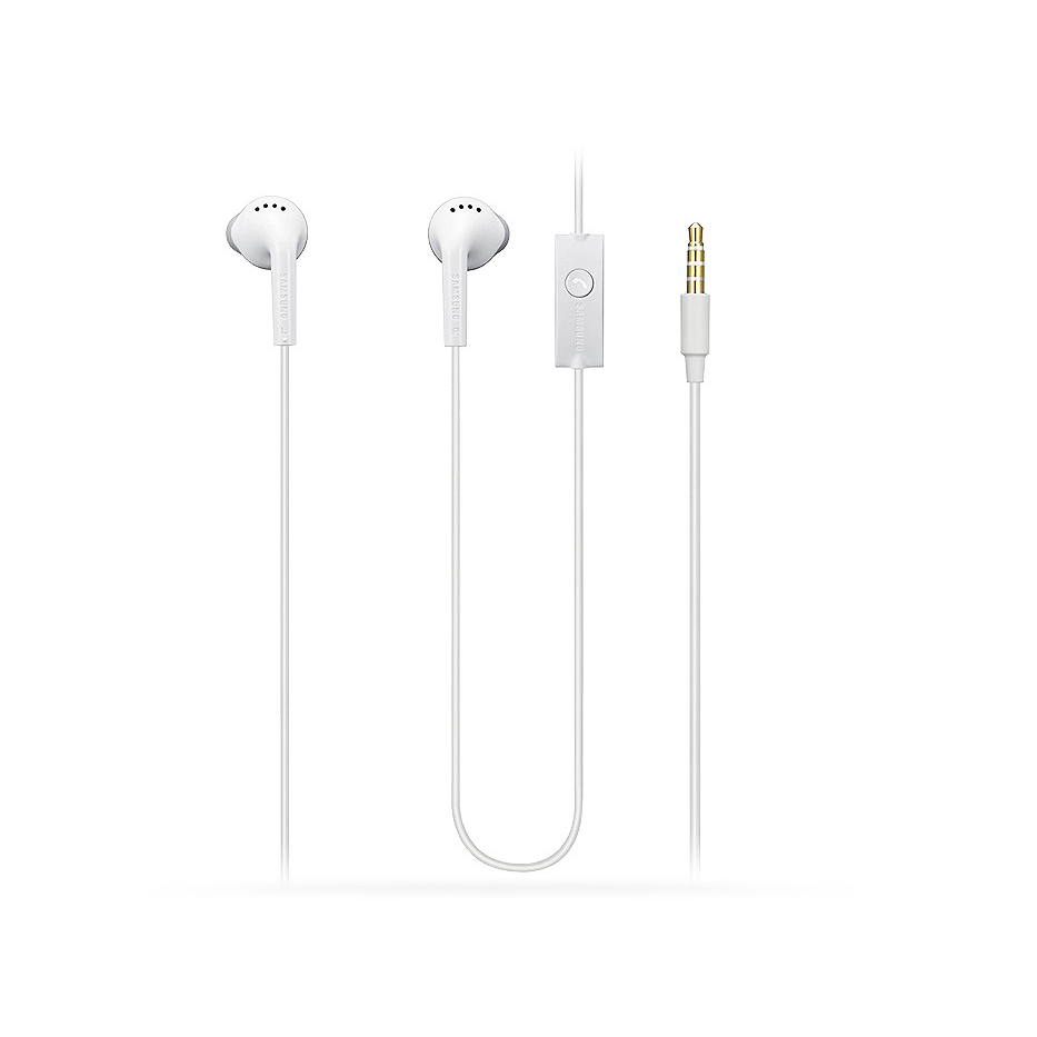 Samsung gyári sztereó felvevős fülhallgató - EHS61ASFWE - 3,5 mm jack - fehér (ECO csomagolás) (SA128455)