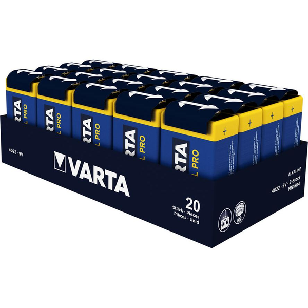 Varta 04022211111 Baterie na jedno použití 9V Alkalický