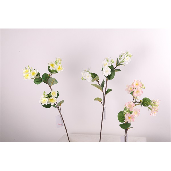 IRIS Virágos Dekor 9 Virággal 3 féle szín 61cm - Véletlenszerű színek (501211)