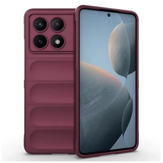 Gigapack Xiaomi Poco X6 Pro 5G szilikon tok bordó (GP-155475) (GP-155475)