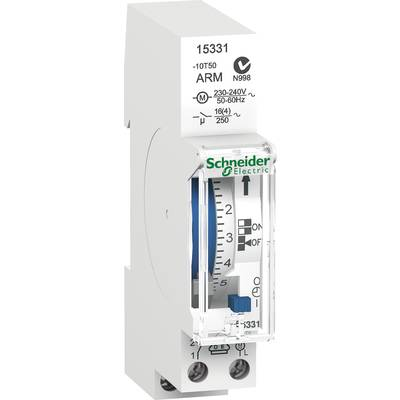 Schneider Electric 15331 Kalapsínes időkapcsoló óra Analóg 230 V (15331)