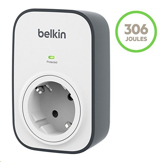 Belkin BSV102vf Negru, Alb 1 ieșire(i) AC