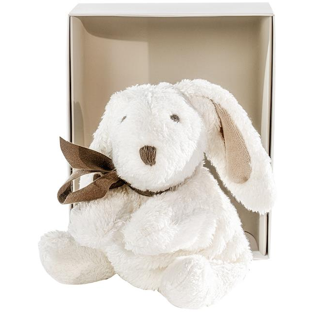 Maud N Lil Flopsy nyuszi, fehér, ajándékdobozban, kártyával (0638302222761)