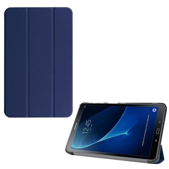 Gigapack Samsung Galaxy Tab A 10.1 WIFI (2016) SM-T580 bőr hatású fliptok sötétkék (GP-65296)