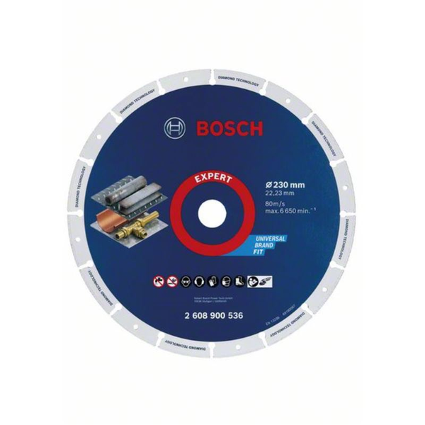 Bosch 2 608 900 536 consumabile șlefuire mașini șlefuit și găurit Fontă, Metal, Din material plastic, Din oţel inoxidabil, Oțel Disc tăiere