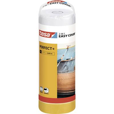Tesa Easy Cover Perfect+ (56575-00000-00) Fedőfólia Sárga, Átlátszó (H x Sz) 17 m x 2.60 m 1 készlet (56575-00000-00)