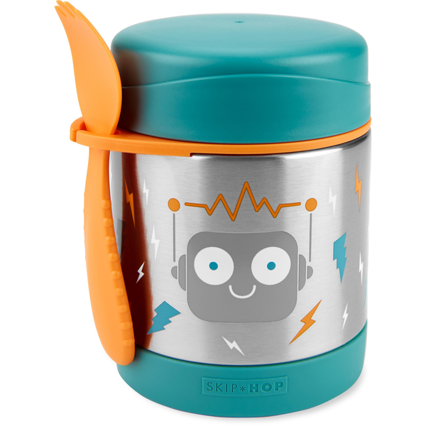 SKIP HOP Spark Style Termoska na jídlo se lžičkou/vidličkou Robot 325 ml,