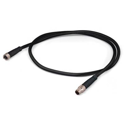 WAGO 756-5201/030-020 Érzékelő-/működtető összekötő, konfekcionált M8 Dugó, egyenes, Alj, egyenes 2.00 m Pólusszám: 3 10 db (756-5201/030-020)