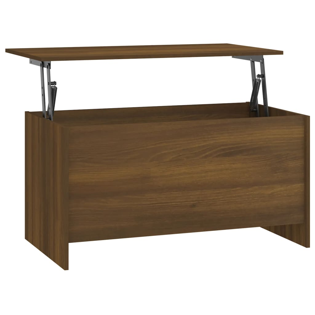 barna tölgyszínű szerelt fa dohányzóasztal 102x55,5x52,5 cm (819268)