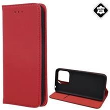 Gigapack Xiaomi Redmi 12C valódi bőr fliptok bordó (GP-138757) (GP-138757)