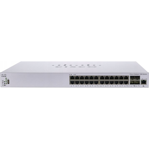 Cisco Catalyst C1300-24XTS 12x 10G LAN 12x 10G SFP+ 1xGbE menedzsment port L3 menedzselhető switch