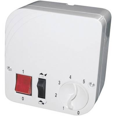 Szellőző ventilátor fordulatszám szabályzó, 95W, fehér, Wallair DZR (20100248)