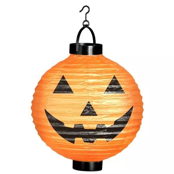 Widmann Világító LED Töklámpás Halloween Dekoráció - 20 cm (03848)