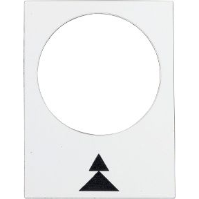 Schneider Electric ZB2BY4909 kontaktplade & kontakthætte Hvid