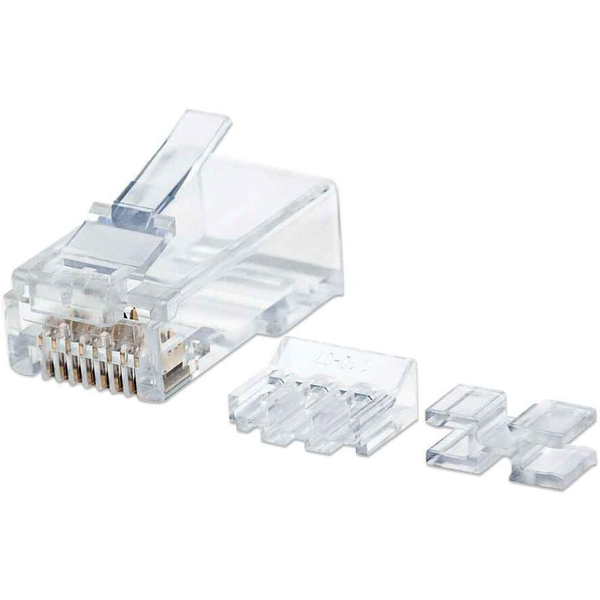 Intellinet 790550 cavo di collegamento RJ45 Trasparente