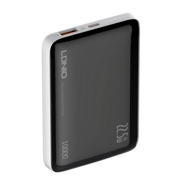 LDNIO PQ25 Power Bank 10000mAh 22.5W черен бързо зареждане