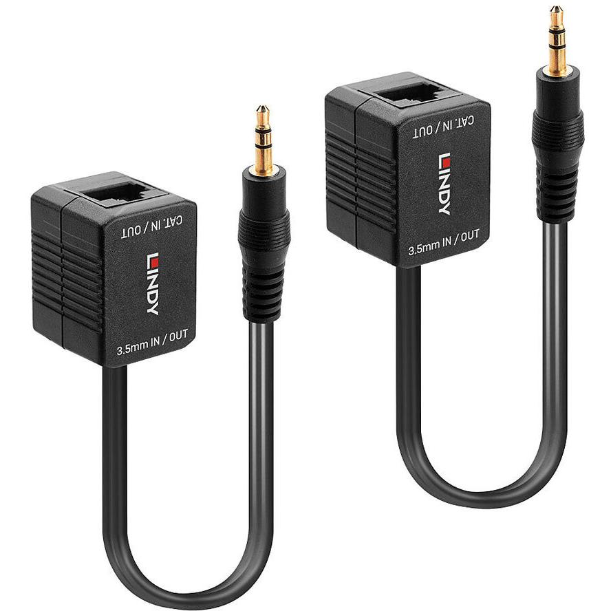 LINDY Stereo Audio Extender Cat.5/6 500m 3.5mm (70450)