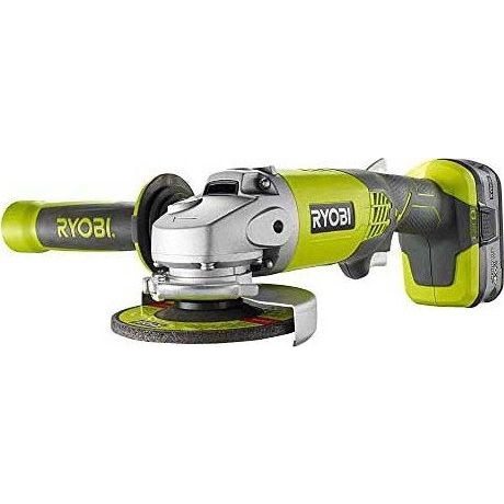 Ryobi 18V One Plus™ 115mm-es sarokcsiszoló, 1x 4,0Ah akkumulátor, töltő - R18AG-140S (R18AG-140S)