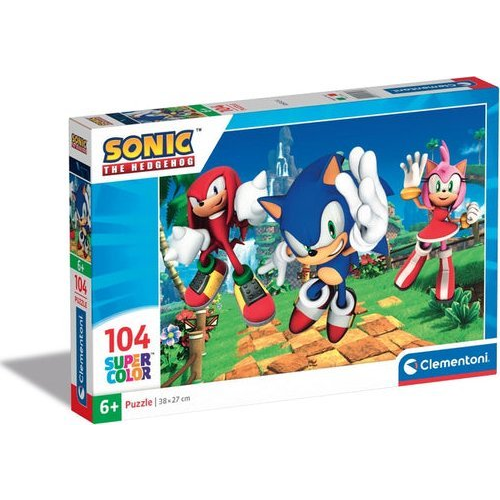 Clementoni Sonic Puzzle 104 pz Fumetti