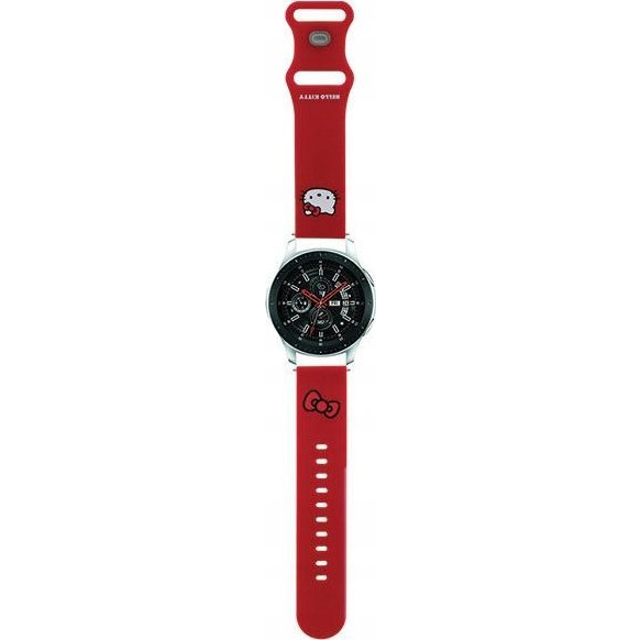  Sourcing Hello Kitty Universal Strap HKUWLSCHBLR Silicone Kitty Head red/red 22mm