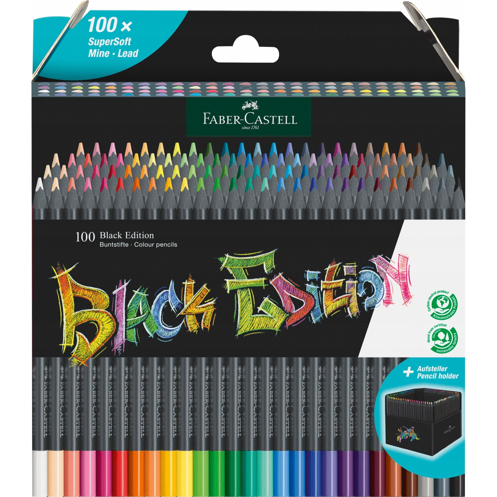 Színes ceruza készlet, háromszögletű, FABER-CASTELL 