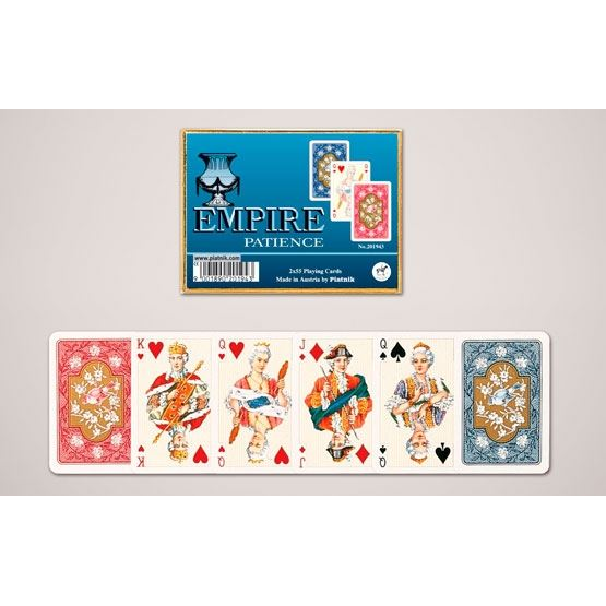 Piatnik Passziánsz kártya Empire minta 2x55 lap (201943) (201943)