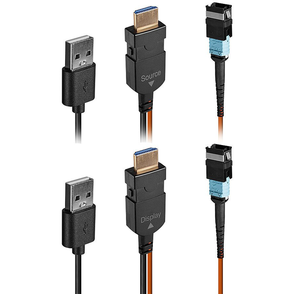 Lindy 38360 InfiniBand og fiberoptisk kabel 100 m MPO Flerfarvet