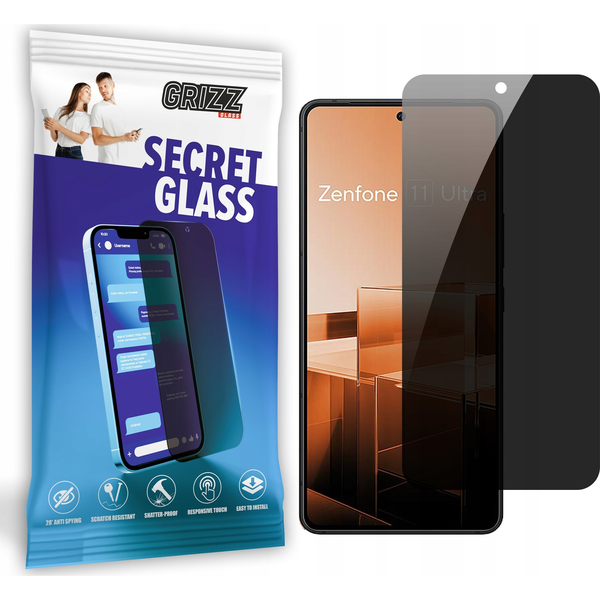  GrizzGlass Szkło prywatyzujące GrizzGlass SecretGlass do Asus Zenfone 11 Ultra