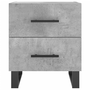 Нощно шкафче vidaXL, Бетонно сиво, 40x35x47,5 см, Инженерно дърво, 9.97 Kg
