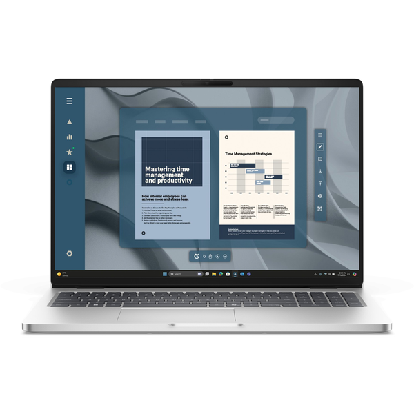 DELL Pro 16 PC16255 Copilot+ PC AMD Ryzen AI 7 PRO 350 Ноутбук 40,6 см (16") Full HD+ 16 GB DDR5-SDRAM 512 GB SSD Wi-Fi 6E (802.11ax) Windows 11 Pro Чешки, Словашки език Платина