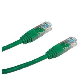 Datacom CAT6, UTP, 0,25 m, zöld (15894)