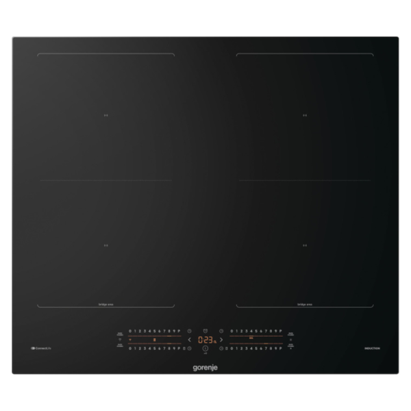 Gorenje GI6442BSCWF Sort Indbygget 60 cm Zone induktionskogeplade 4 zone(s)