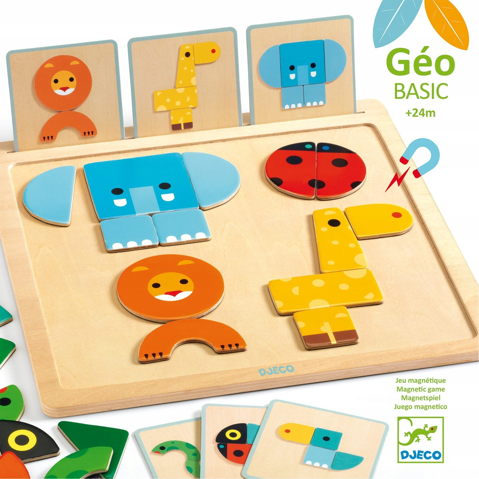 DJECO Képkirakó - Formaformázó - GeoBasic (36210)