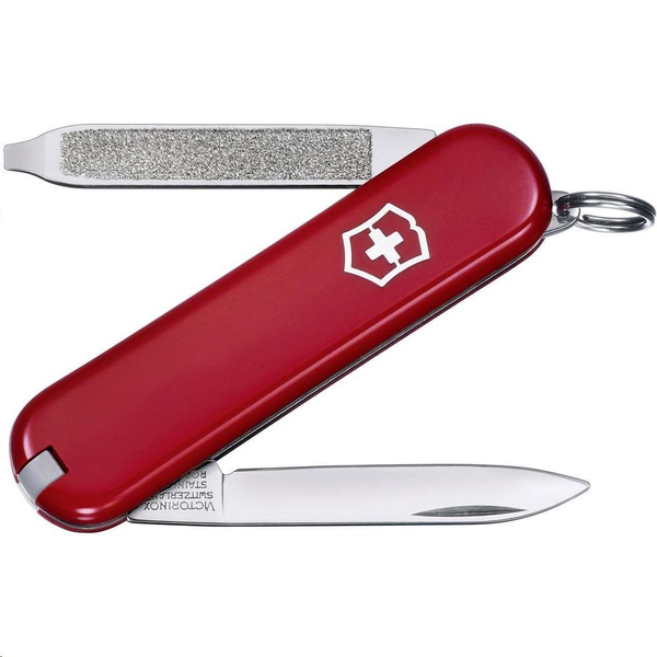 Navaja Suiza De Bolsillo Victorinox Escort 0.6123  Con 6 Diferentes Funciones  Color Rojo  Peso 16 Gramos