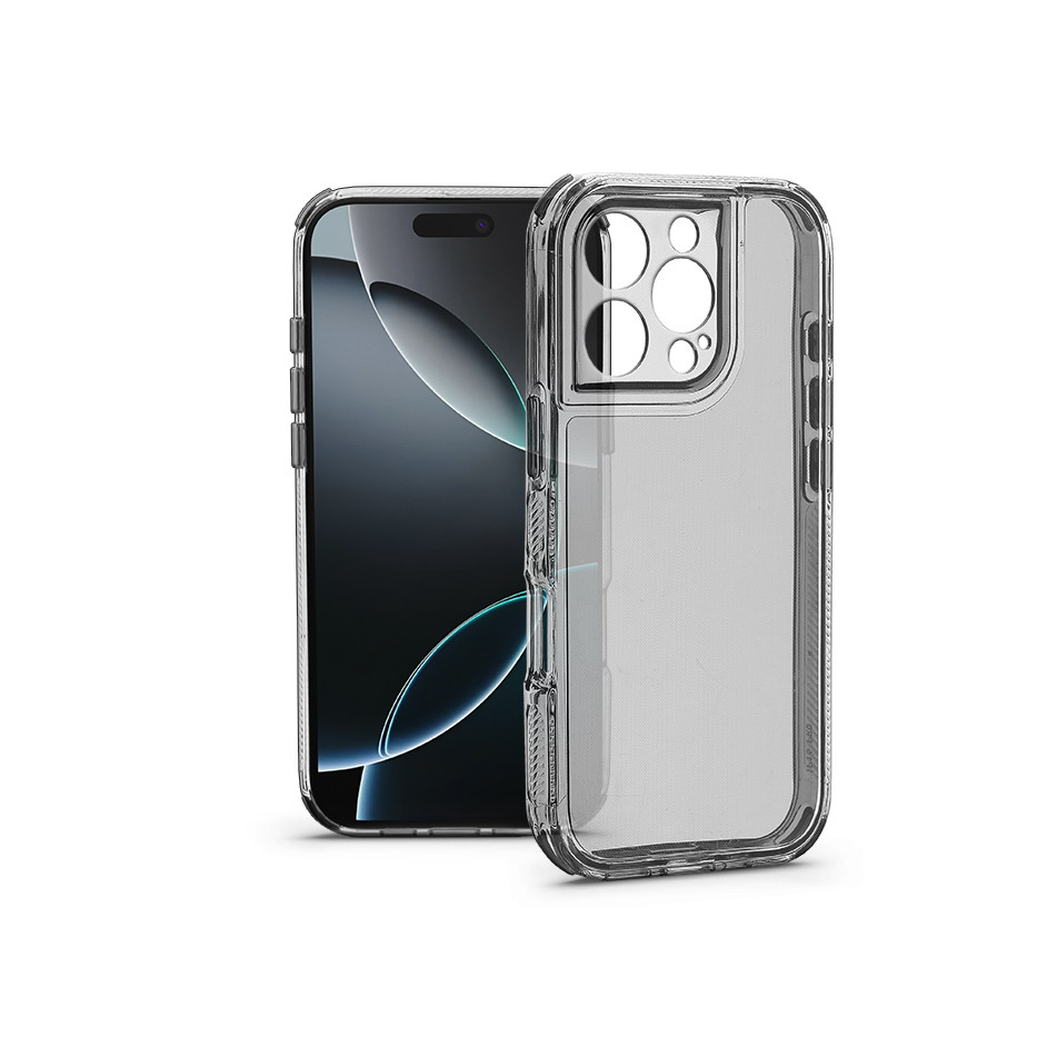 Haffner Matrix Clear kameravédős szilikon tok - Apple iPhone 16 Pro Max - átlátszó (HF323966)