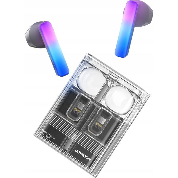 Căști Joyroom JR-TC1 IceLens TWS Bluetooth 5.3 cu iluminare LED, negru