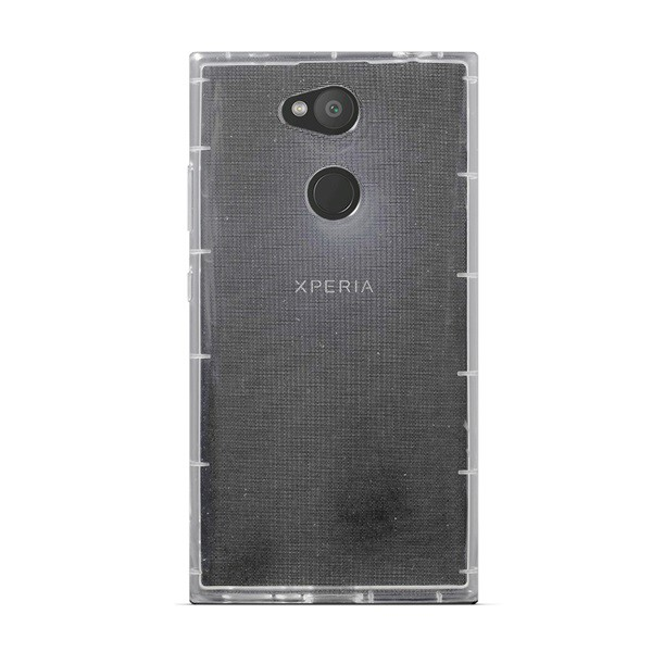 Szilikon telefonvédő (közepesen ütésálló, légpárnás keret) ÁTLÁTSZÓ [Sony Xperia L2 (H4311)] (5996457750542)