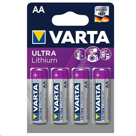 Varta 4x AA Lithium Wegwerpbatterij
