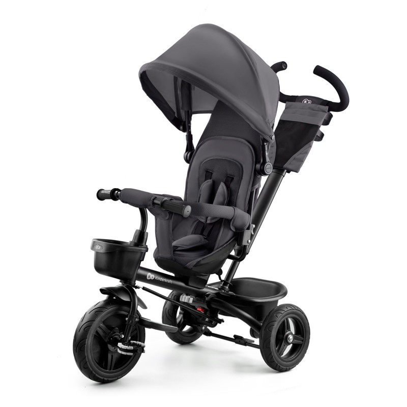 KinderKraft Aveo Tricikli - Sötétszürke (KRAVEO00GRY0000)