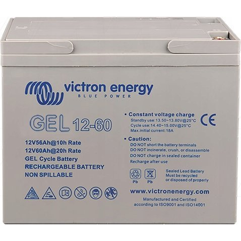 Victron Energy 12v/60ah Gel Deep Cycle Batt.