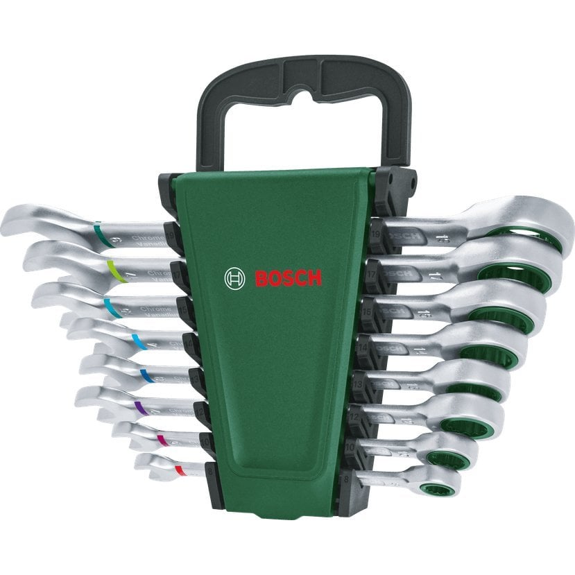 Bosch 1600A027Ps Racsnis Kombinált Csavarkulcs Készlet - 8 Részes (1600A027PS)